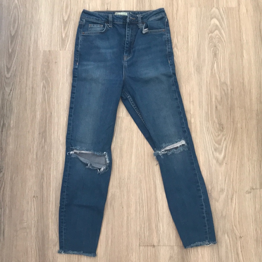 Topshop Binx cropped skinny jeans